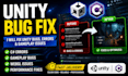 fix unity c sharp bugs, errors, and optimize your game