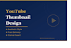 design aesthetic youtube thumbnails for vloggers