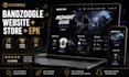 build a professional bandzoogle website and merch store