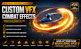create combat system animations with vfx, sfx, fix bug for your roblox game