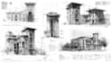 create urban sketches and architectural illustrations
