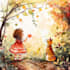 watercolor children book illustration