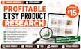 research profitable etsy product ideas and winning keywords
