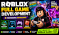 develop roblox full game, roblox map, lua scripting and roblox developer