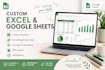 create custom excel and google sheets templates