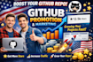 do US github promotion, github marketing, stars and project growth