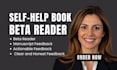 beta read your self help and motivational book with honest actionable feedback