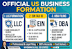 do us dba filing llc registration ein number setup