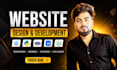 build website, website design, web and app development, full stack developer