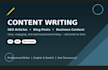 write professinal SEO articles and blog content
