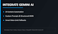 integrate google gemini ai into your react and node web application