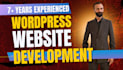 do website creation, website upgrade, with custom functionality in wordpress