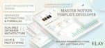 design a clean aesthetic notion template