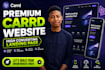 design carrd website design carrd landing page redesign carrd website carrd co