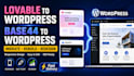 migrate lovable to wordpress, wix, base44 to wordpress, wix