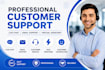 provide professional email and chat support