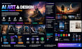 create stunning ai generated images and illustrations