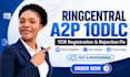 fix ringcentral a2p 10dlc, tcr registration, SMS compliance