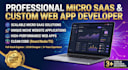 build a custom web app and micro saas niche website