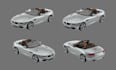 create high quality 3d car model with realistic rendering