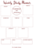 create custom study planners and productivity trackers
