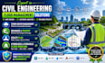 do civil engineering drainage, grading plan drawing, flood hydrology, hydraulics