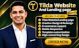 tilda website design, redesign , tilda website SEO,  tilda landing page expert