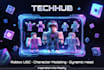 high quality roblox ugc, character modeling, dynamic heads, face custom 3d model
