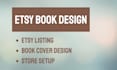 design clean book cover on canva