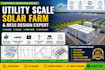 design utility scale solar farm, bess, mv collection plans