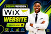 create a converting wix website design and redesign wix website
