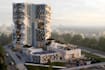 design mixed use development, commercial property 3d visualization