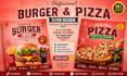 design pizza and burger flyers