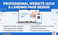 design premium landing page and responsive website layout