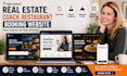 design real estate, coach, restaurant booking website