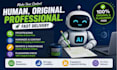 proofread humanize ai content rewrite plagiarism check paraphrase fast delivery