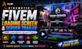 create cinematic fivem loading screen and server trailer