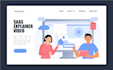 create saas explainer software demo animation and ui promo