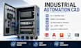 develop robot cad, plc control box, arm drawing, industrial automation 3d models