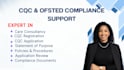 help with cqc registration application and compliance documentation