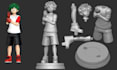 convert 2d to 3d head model 2d to 3d character model picture  to 3d model