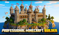 build minecraft castle, hubs, villages, base, spawns, house