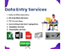 make reliable data entry and reliable customer service