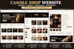 build candle store website