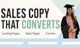 write persuasive sales copy that converts