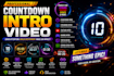create attention grabbing countdown intro video, custom countdown timer video