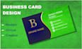 create a modern unique and professional visiting card