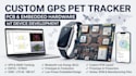 design smart gps pet collar and tracking hardware
