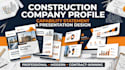 design a professional construction company profile and capability statement
