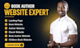 design a modern book author website for writers and authors